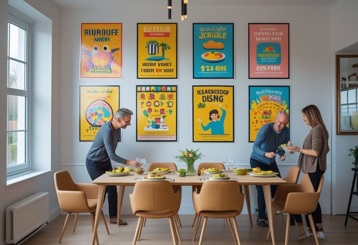 Sådan skaber du et unikt hjem med sjove plakater og spisebord med stole tilbud Sådan skaber du et unikt hjem med sjove plakater og spisebord med stole tilbud