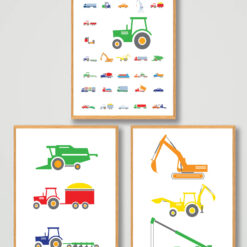 Plakatsæt: Industrimaskiner